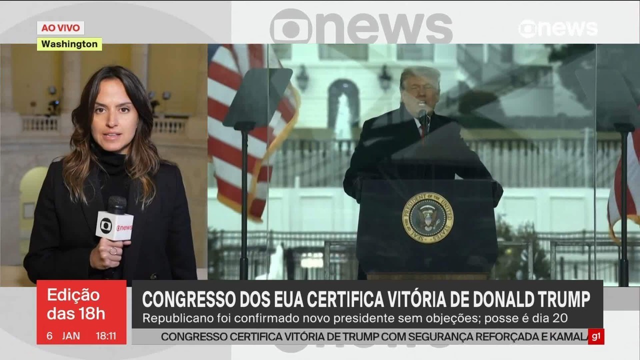 Com segurança reforçada e Kamala de anfitriã, Congresso dos EUA certifica vitória de Trump