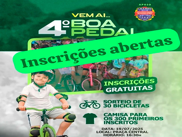 boa-esperanca-do-norte:-estao-abertas-as-inscricoes-para-o-4o-boa-pedal