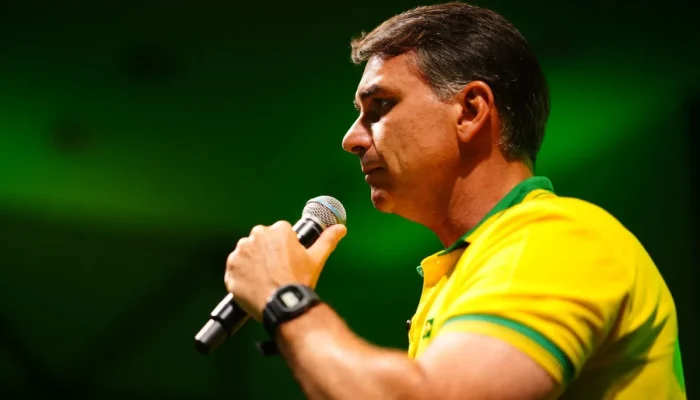 O senador Flávio Bolsonaro (PL-RJ)  • Foto: Charles Vieira/Campanha Flávio Bolsonaro