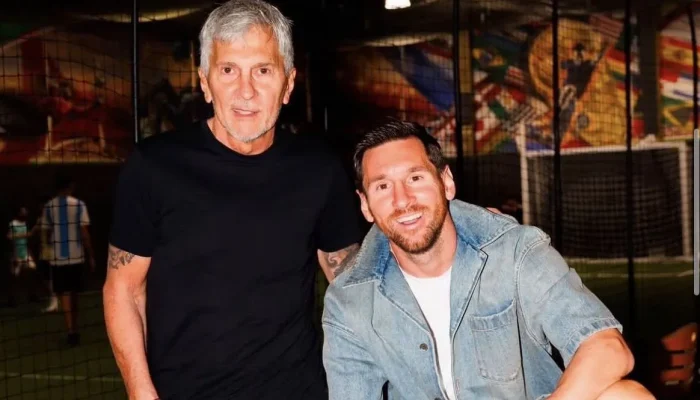 Jorge Messi e Lionel Messi  • Reprodução/Instagram