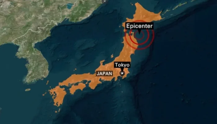 Imagem-mostra-epicentro-do-tremor-que-gerou-alerta-de-tsunami-no-Japao