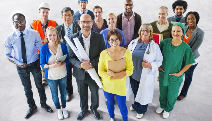 Diverse Multiethnic People with Different Jobs